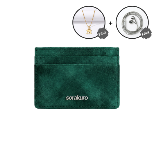 SUEDE CARDHOLDER