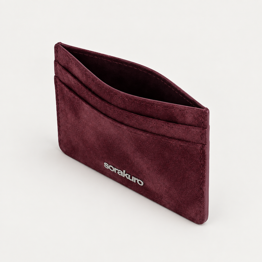 SUEDE CARDHOLDER