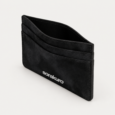 SUEDE CARDHOLDER
